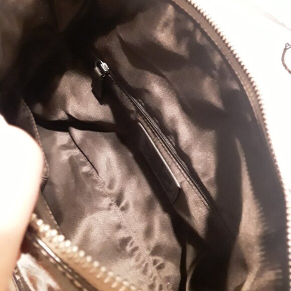 Coach Ashley Signature Satchel Brown Handbag - Picture 12 of 14